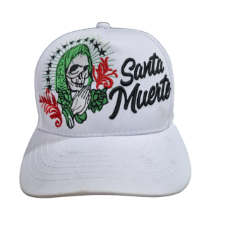 Gorra Santa Muerte Blanca